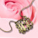 Custom Cube Monogram Initials Necklace | 18K Gold Plated Silver
