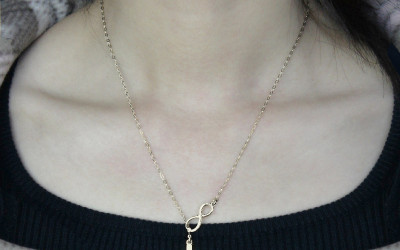 Crafting Stories: Your Infinity Cross Name Necklace Sterling Silver