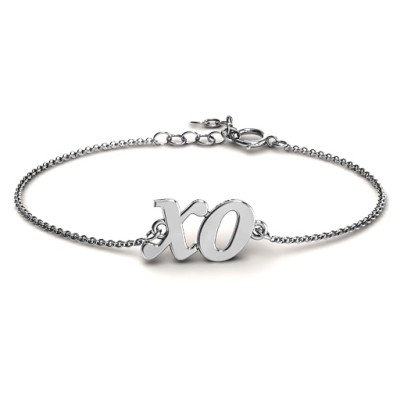 Personalized Classic Kiss and Hug Bracelet