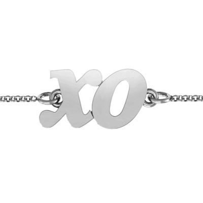 Personalized Classic Kiss and Hug Bracelet