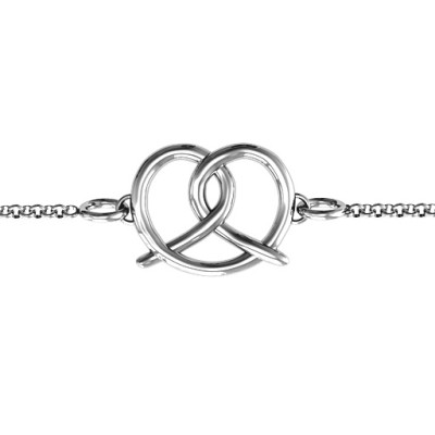 Personalized Love Knot Bracelet