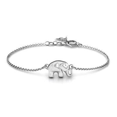 Personalized Lucky Elephant Bracelet