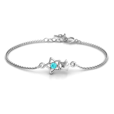 Personalized Me and My Shadow Star Bracelet