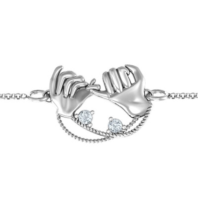 Personalized Pinky Swear Promise Bracelet