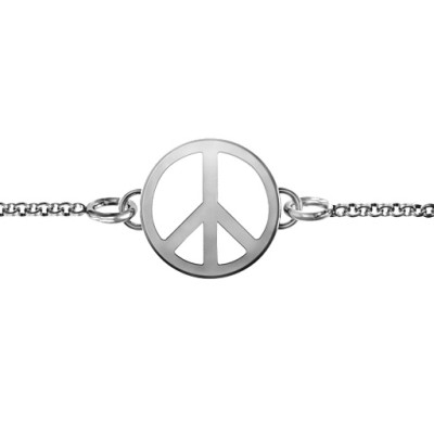 Personalized Shanti Peace Bracelet