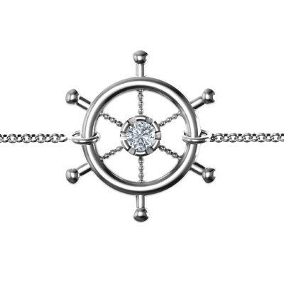 Personalized Ship's Wheel Bracelet
