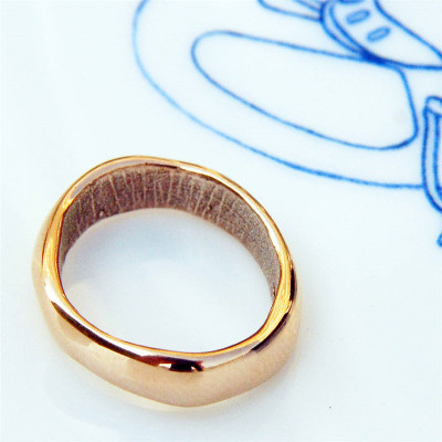  Bespoke Fingerprint Wedding Ring