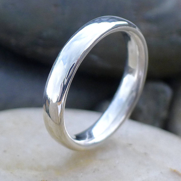 Handmade Comfort Fit Silver Ring