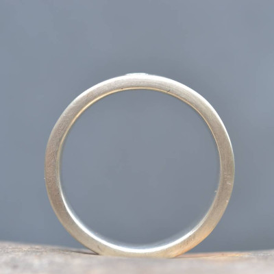 18ct Gold Handmade Mens Engagement Ring