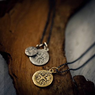Mens Pieces Of Eight Pirate Necklace