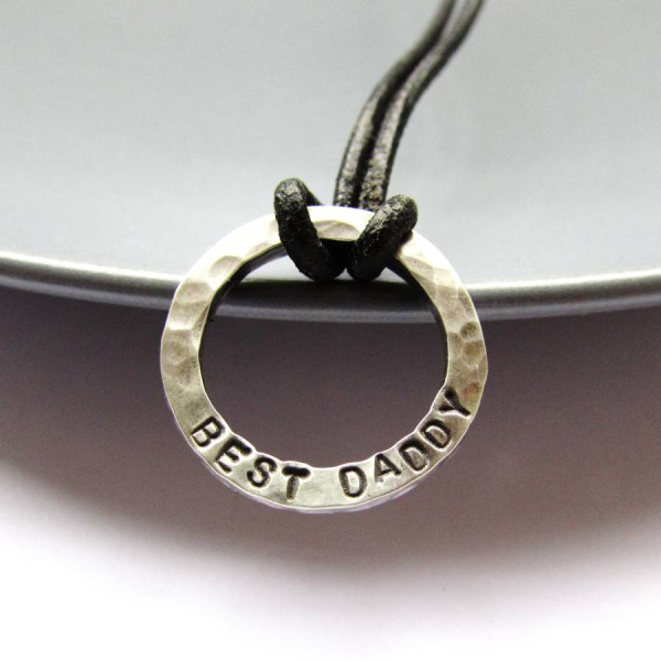 Mini Personalized Dad Necklace