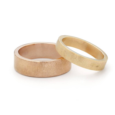 Organic Wide 18ct Gold Ring