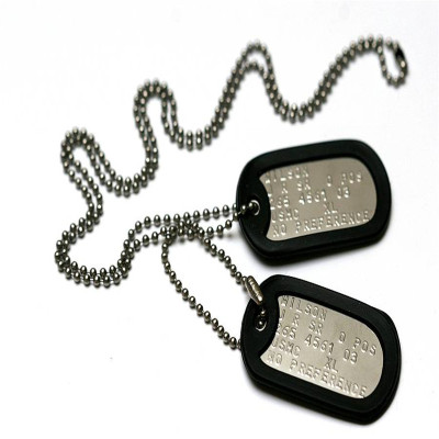 Personalized American Army Dog Tag Necklace