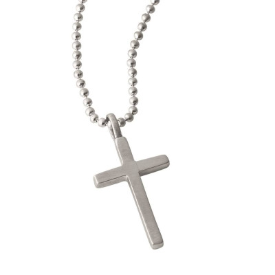 Personalized Love And Protect Cross Mens Chain