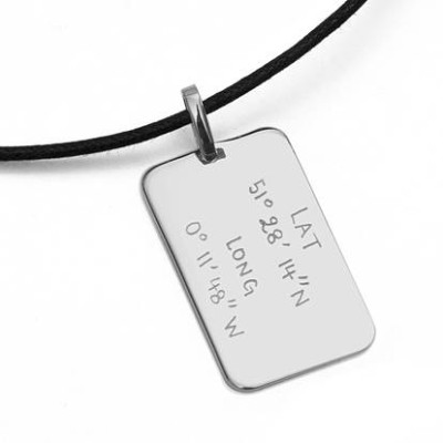 Mens Personalized Dog Tag Necklace
