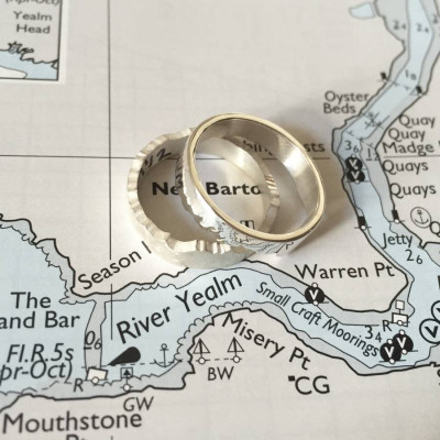 Personalized River Ring