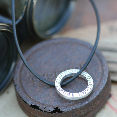 Personalized Time Travellers Mens Chain