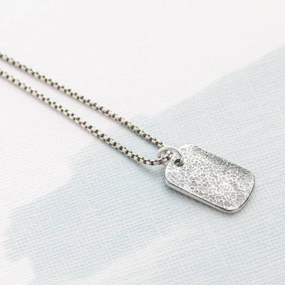 Personalized Dog Tag Necklace With Baby Birth Info