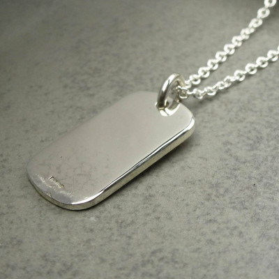 Silver Medical ID Tag