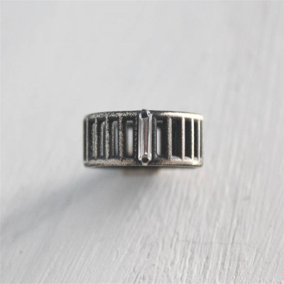 Sterling Silver Inclusions Ring