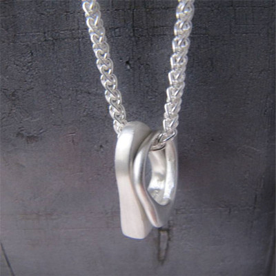 U And Me To Infinity Silver Pendants