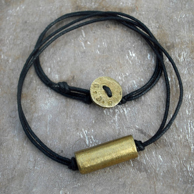 Personalized Recycled Brass Necklace