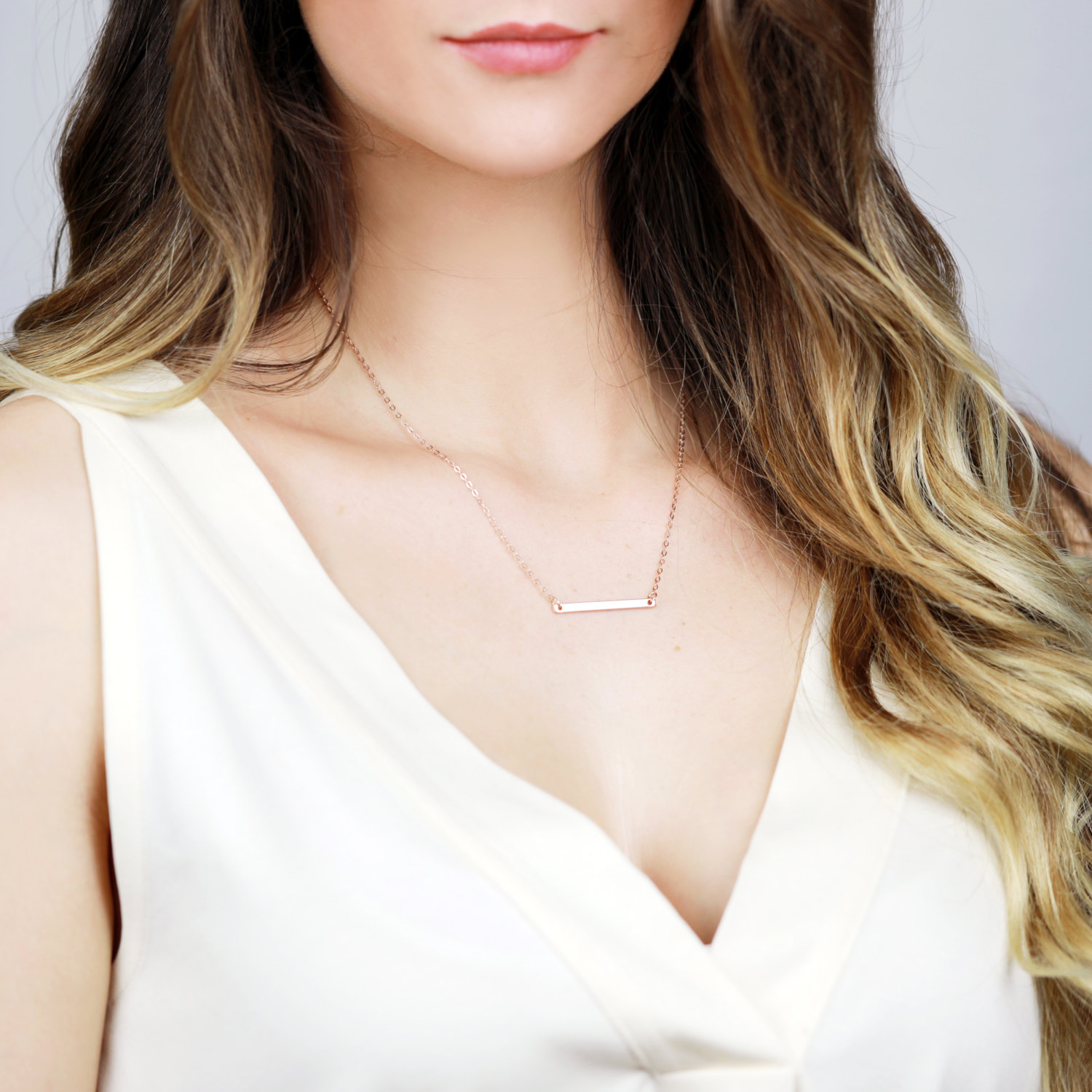 Airy Dainty GPS Coordinate Necklace - Thin Personalized Gold Silver Rose Gold Bar Necklace - GPS Coordinate Necklace - Bridesmaid Gift