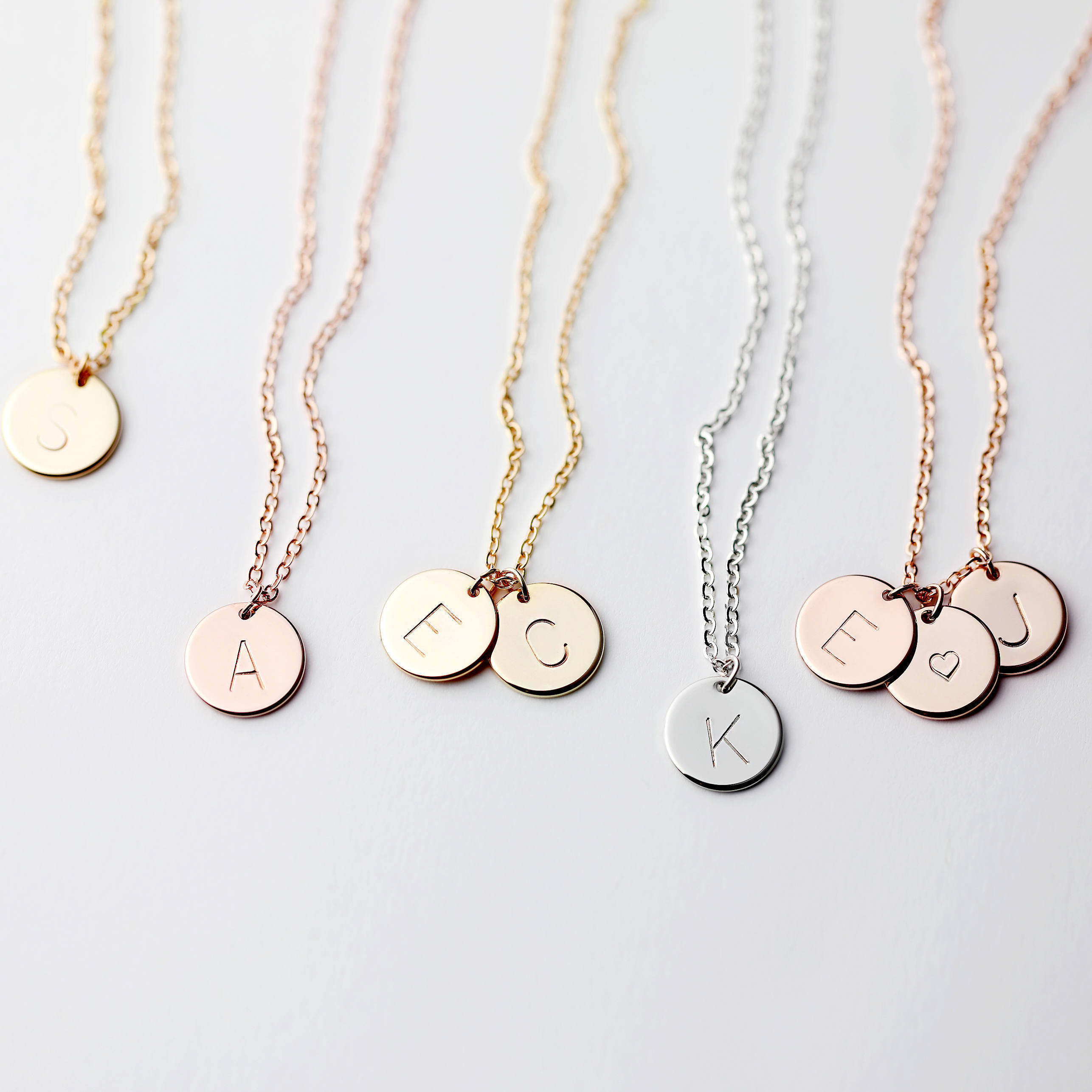 Initial necklace gold personalized necklace for mom gift from daughter Personalized gift for kids jewelry
