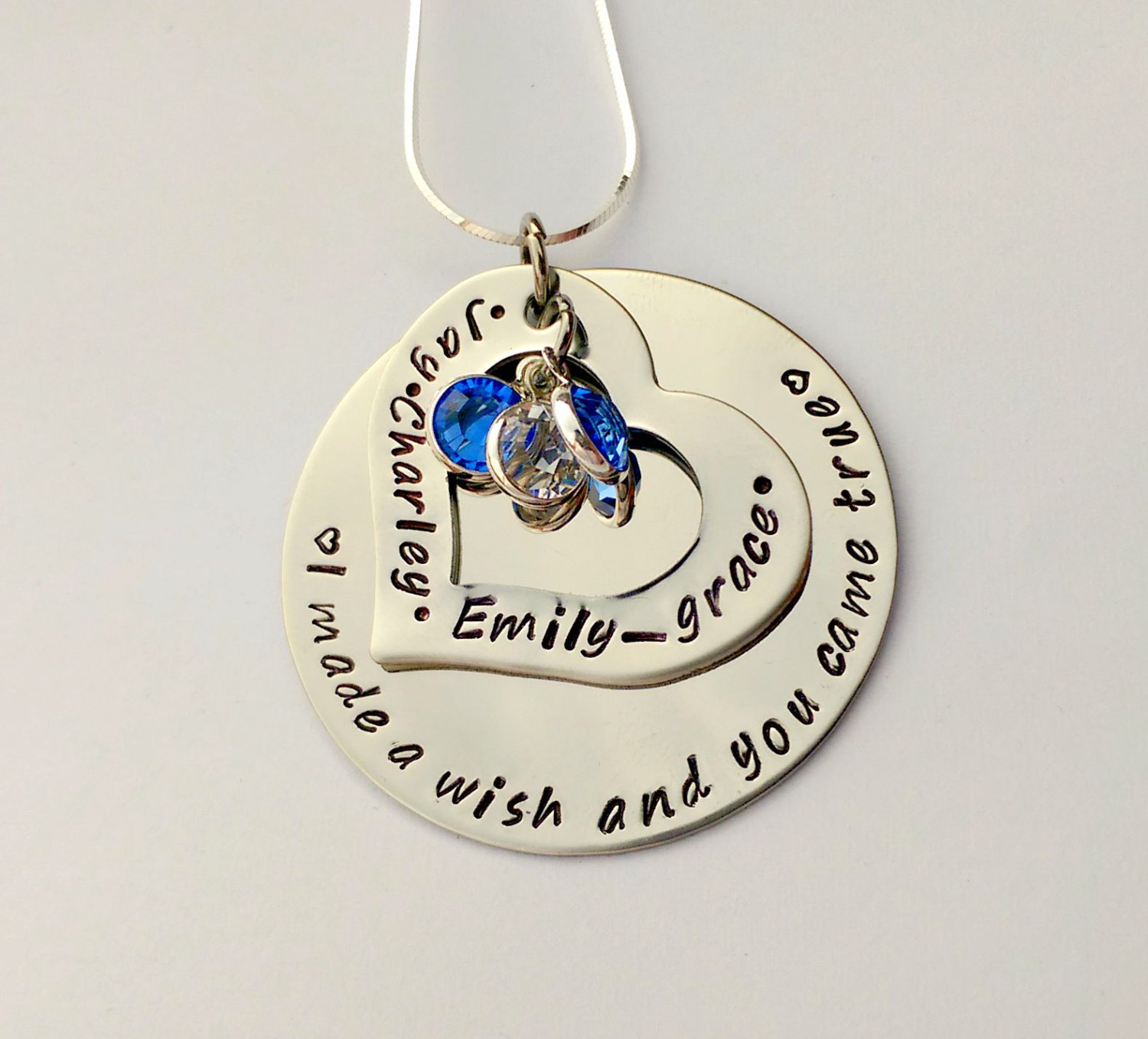 Personalized Mum necklace gift from kids for mum - new mum gift - new mum necklace - present for mum - mum jewellery