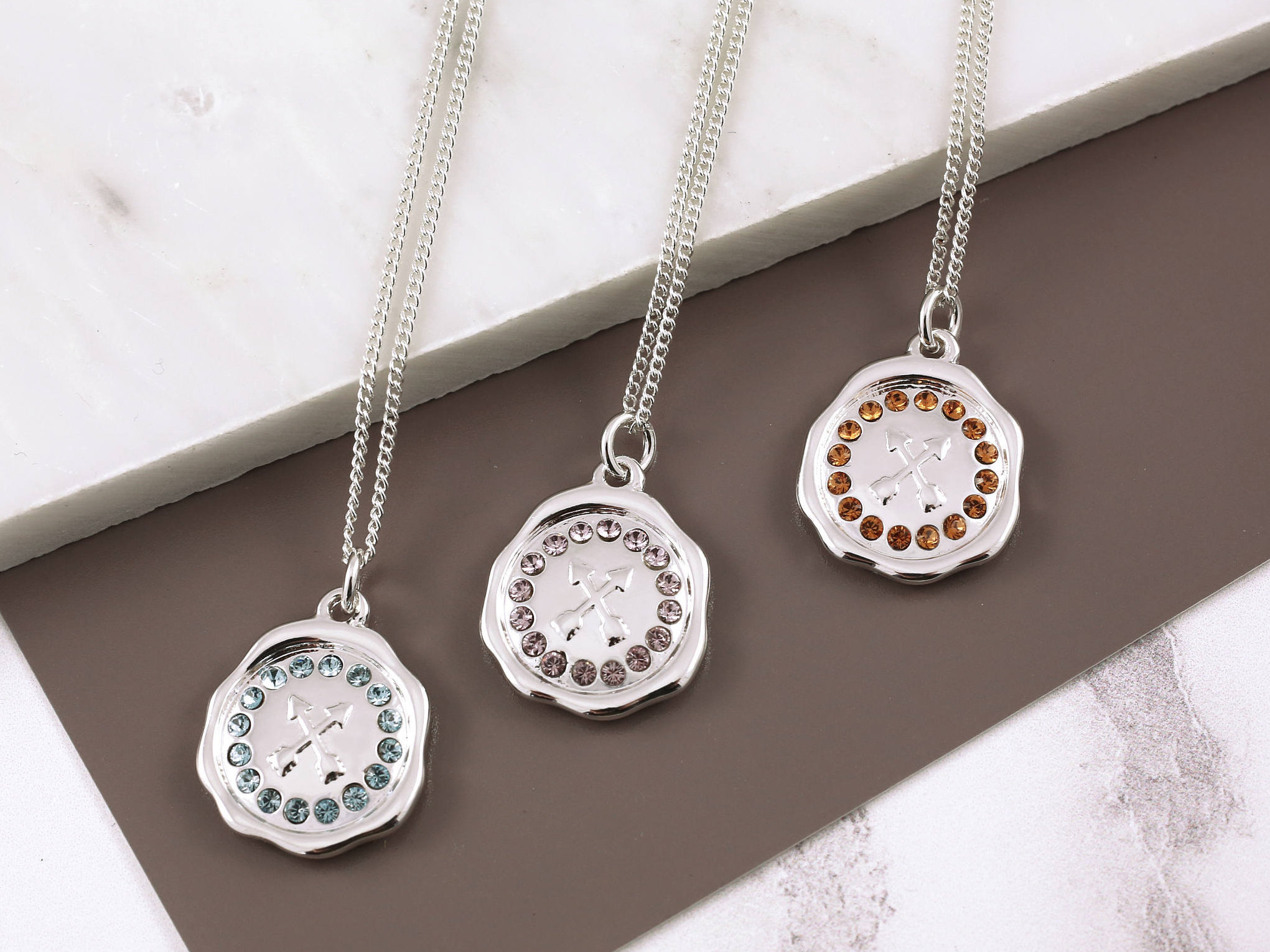 Friendship Necklaces - 3 Best Friends - Best Friend Arrow - Birthstone Necklace - Friendship Jewelry - Symbolic Necklace - Arrow Necklace