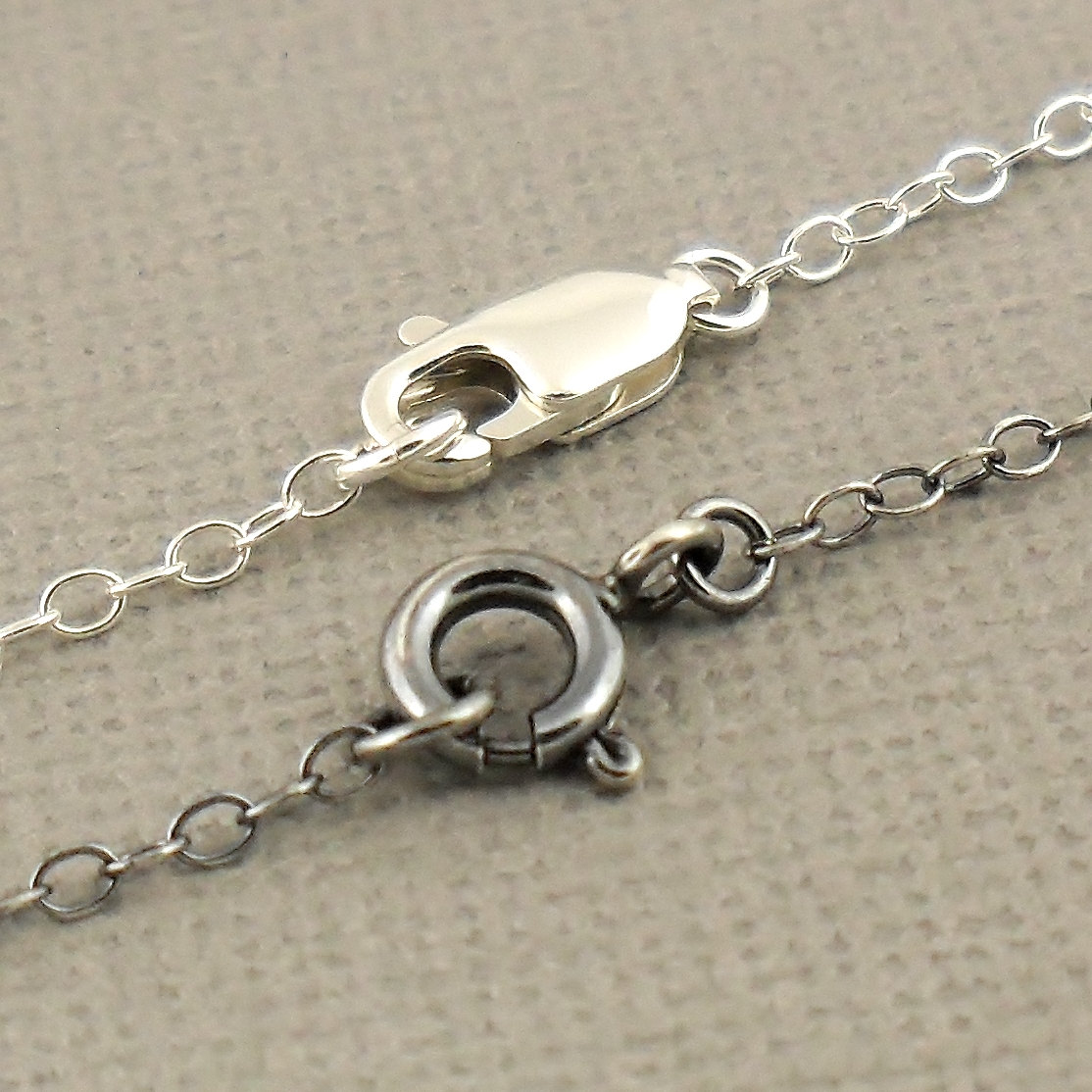 Small Hoop Sterling Silver Necklace And Stud Earring Set 925 - Eternity Necklace - Minimalist Earring Silver Jewellery