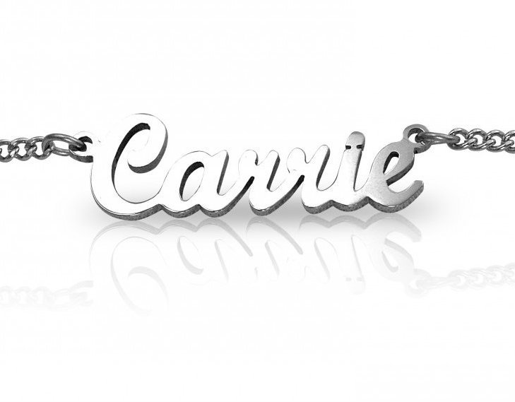 Personalized Name Necklace - Sterling Silver