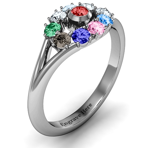 3 to 10 Stone  Solar  Ring 