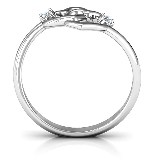 Linked in Love Ring