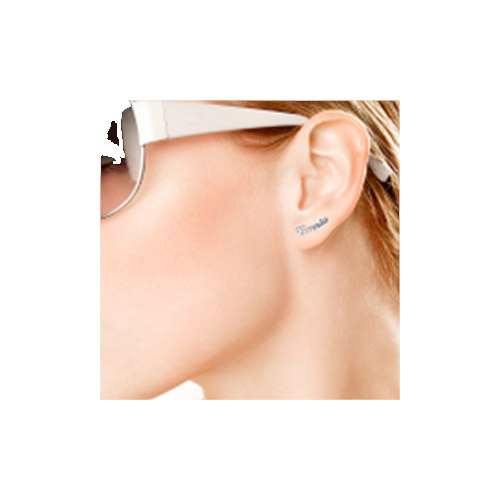 Sterling Silver Personalized Name Stud Earring (PAIR)
