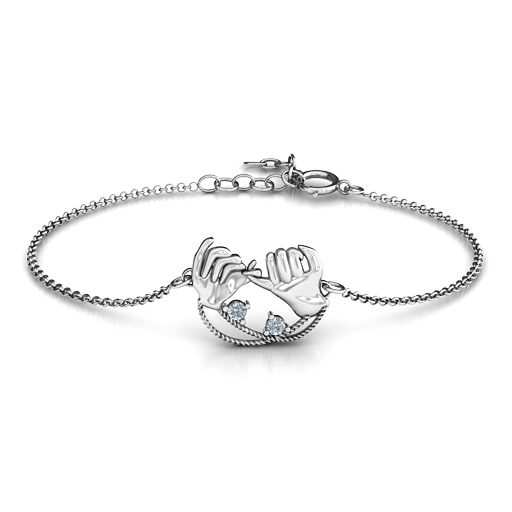 Personalized Pinky Swear Promise Bracelet
